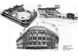 Ebbets Field Illustration by the Graphic Edge