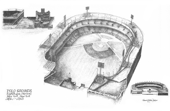 Polo Grounds Illustration by the Graphic Edge